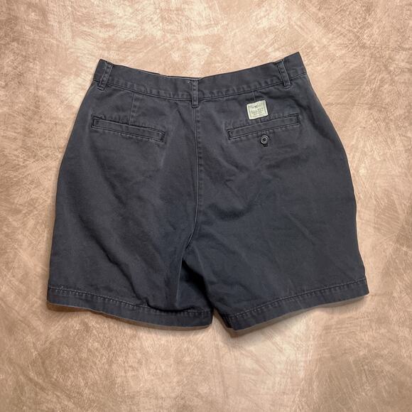 Lauren Ralph Lauren Black High Waisted Wide Leg Shorts Women's 4 Summer Preppy - Picture 2 of 6